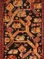 KAZAK.CA 172 X 113 CM..EHZ 2.WOLLE AUF WOLLE UM 1900.