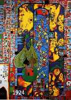 HUNDERTWASSER, FRIEDENSEICH, 1928-2000, PLAKAT ZU DEN OLYMPISCHEN SPIELEN 1972 IN MÜNCHEN, FARBOFFSET, CA. 100 X 64 CM