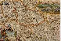 KUPFERSTICHKARTE VON M. SEUTTER, UM 1700, DARSTELLUNG VON SCHLESIEN, GRENZKOLRIT, KO- LORIERTE KARTUSCHEN, CA. 20 X 30 CM, PP, U.GL. R,