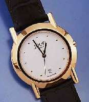 JOOP DESIGNERHERRENARMBANDUHR, SCHWEIZ UM 1998, METALL HARTVERG., SAPHIRFLACHGL., BOD. AUFGEDR., LEDERBD. M. STIFTSCHL., HIGH-TECH- QUARTZWERK, ...
