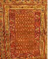 KAZAK, RUSSLAND, 136 X 114CM, EHZ 2 WOLLE AUF WOLLE, UM 1900