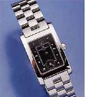 BAUME & MERCIER DAMENARMBANDUHR, SCHWEIZ UM 1998, EDELST. POL. INCL. BAND M. DOPP. UN- SICHTB. FALTSCHL., BOMB. MINERALGL., KONTRAST- ZIFFERBL., ...