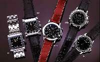 XEMEX DESIGNERARMBANDCHRONOGRAPH, SCHWEIZ UM 1998, EDELST. MATT., SEITL. POL., BEWEGL. BAND ANST., BEIDS. SAPHIRVERGL., 30 MIN.- U. 12 STD -STOPPZ., ...