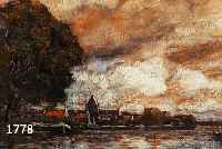 CANAL, GILBERT VON, 1849 LAIBACH-1927 DRES- DEN, STUDIERTE AN DER WIENER AKADEMIE UND WIRKTE DANACH IN DÜSSELDORF UND MÜNCHEN, GILT ALS MODERNER ...
