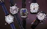 DUBEY & SCHALDENBRANDT ARMBANDCHRONOGRAPH, AUTOMATIK, EDELST. POL., LÜN. KANN., BEIDS. MINERALVERGL., 30 MIN.-U. 12 STD.-STOPPZ., DAT., WERK ...