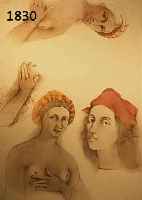 BRUNI, BRUNO, FARBLITHOGRAPHIE VON 1991, HANDSIGNIERT UND NUM. 58/100, CA. 79 X 59 CM
