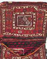 DOPPELTASCHE BACHTIARI,CA 135 X 90 CM. EHZ 2.CA 60 JAHRE,