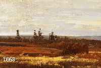 MEDIZ-PELIKAN, EMILIE, 1861 VÖKLABRUCK-1908 DRESDEN, MOORLANDSCHAFT ÖL/LWD, RÜCKSEITIG AUFKLEBER MIT NAMEN DER KÜNSTLERIN, TITEL, ...