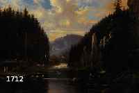 RICHTER, OTTO, LANDSCHAFTSDARSTELLUNG, AUFLÜGLER AM SEE, ÖL/LWD., SIGNIERT, KRATZSPUREN, 33.5 X 46 CM