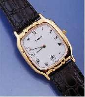 KONVOLUT: 2 TISSOT HERRENARMBANDUHREN, UNGETR. LAGERW. UM 1997, GOLDFARB. ZIFFERBL., METALL HARTVERG., EDELSTBOD. AUFGEDR., SAPHIR- FLACHGL., ...