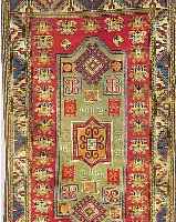 SHIRWAN,RUßLAND.CA 155 X 99 CM.,EHZ 3.FLOR WOLLE.UM 1960.
