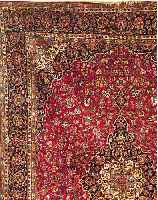 KESCHAN, PERSIEN, 404 X 292CM, EHZ 3 FLOR WOLLE, CA.45 JAHRE