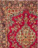 KERMAN, PERSIEN, 380 X 267CM, EHZ 4 FLOR WOLLE, CA.40 JAHRE