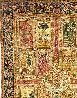 TÄBRIZ, PERSIEN, 380 X 280CM, EHZ 4 FLOR WOLLE, UM 1920