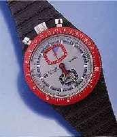 TISSOT HERRENARMBANDCHRONOGRAPH SIDERAL, SCHWEIZ UM 1973, FIBERGLASGEH., EDELST.-BOD., ORIG. LEDERBD. IM GEH. INTERGR., DREHLÜN., HANDAUFZ., ...