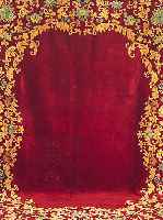 CHINA ALT, 351 X 262CM, .EHZ 2-3.UM 1910. FLOR WOLLE