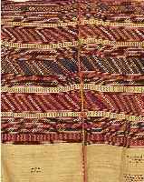 PFERDEDECKE, PERSIEN, 140 X 137CM, EHZ 2 WOLLE AUF WOLLE, CA.50 JAHRE