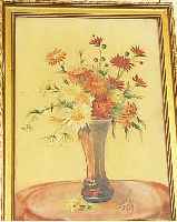 SEIDENSTICKEREI, IM RAHMEN UND UNTER GLAS WOHL DEUTSCHLAND, 34 X 25CM, EHZ 1, DAT.1929