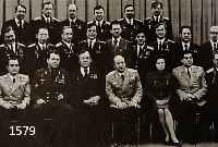 FOTO MIT UNTERSCHRIFTEN RUSS. KOSMONAUTEN, UM 1975, MIT AUTOGRAFEN VON: VALENTINA TERESCHKOWA, BEREGOWOJ, SCHALATOF, NIKOLAEW, TIMOFEJEW, LEICHT ...