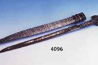SÄBEL, AFGHANISTAN UM 1900/10, SILBER GEPR., GRIFF SILBERKORDELVERZIERUNG, KORALLEN- BESATZ, KLINGE METALL Z.T. TAUSCHIERT MIT SILBEREINLAGEN, ...