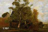 VON GEGERFELDT, WILHELM, 1844-1920, INTERNATIONAL BEKANNTER SCHWEDISCHER MALER, LANDSCHAFT MIT BAUERNHOF, ÖL/LWD, LI. U. SIGN., RÜCKSEITIG ...
