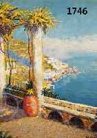 ANDREE, RUDOLF ANSICHT VON AMALFI, ÖL/LWD, RE. U. SIGN., CA. 60 X 50 CM, R.