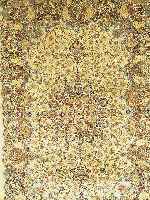 KESCHAN,PERSIEN.CA 407 X 299 CM..EHZ 2.CA 60 JAHRE.FLOR WOLLE.4XSIGN VON MINO.