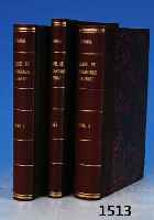 HENIN, MANUEL DE NUMISMATIQUE ANCIENNE, PARIS, 1872, DREI BÄNDE: TOME I. U. II.; ATLAS, GEBUNDEN, MERLIN EDITEUR, LIBRAIRIE DE A. EUDES ROLLIN DE ...