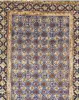 YAZD.PERSIEN CA 389 X 282 CM..FLOR WOLLE.EHZ 3-4.CA 40 JAHRE.
