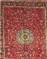 MESCHED,PERSIEN CA 390 X 298 CM..FLOR WOLLE. EHZ 2-3..CA 30 JAHRE.