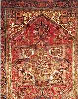 HERIZ,PERSIEN CA 318 X 228 CM..FLOR WOLLE. EHZ 3.CA 40 JAHRE.