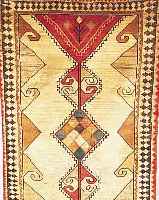 GHASCHGAI,PERSIEN.CA 240 X 140 CM.,WOLLE AUF WOLLE.EHZ 2.CA 40 JAHRE.