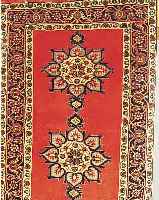 BIDJAR,PERSIEN CA 384 X 68 CM..FLOR WOLLE. EHZ 2.CA 10 JAHRE.