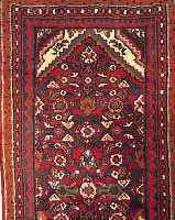 HOSSEINABAD,PERSIEN CA 300 X 85 CM..FLOR WOL LE.EHZ 2.CA 10 JAHRE.