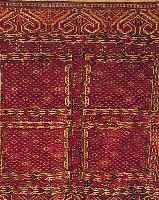 YAMUT.CA 145 X 145 CM..WOLLE AUF WOLLE.EHZ 3 -4.UM 1900.