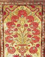 GHOM SEIDE FEIN,PERSIEN CA 76 X 57 CM..REINE NATURSEIDE.EHZ 3.CA 20 JAHRE.CA 1 MIO KN/QM.