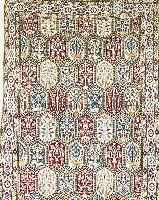 NAIN,PERSIEN CA 210 X 130 CM..FLOR KORKWOLLE MIT SEIDE.EHZ 2.CA 20 JAHRE