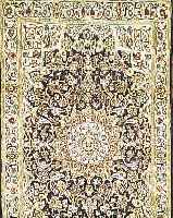 NAIN,PERSIEN CA 212 X 130 CM..FLOR WOLLE MIT SEIDE.CA 10 JAHRE.EHZ 2.