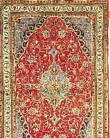 SAROGH,PERSIEN CA 155 X 100 CM..FLOR WOLLE. EHZ 2.CA 20 JAHRE.