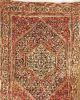 BIDJAR,PERSIEN CA 307 X 82 CM..FLOR WOLLE. EHZ 2.CA 10 JAHRE.
