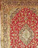 KESCHAN,PERSIEN CA 435 X 315 CM..FLOR WOLLE EHZ 2.CA 40 JAHRE.
