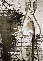 BARBERA, JUAN JOSé, GEB. 1954, STEHENDE FIGUREN, RADIERUNG VON 1992, HANDSIGNIERT UND DATIERT, NUM. 2/25, CA. 98 X 49 CM