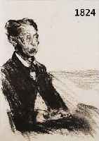 CORINTH, LOVIS, 1858-1925, BILDNIS GRAF KEYSERLING, LITHOGRAPHIE, RE. U. HANDSIGNIERT, BEZ.: PROBEDRUCK, RÄNDER LEICHT KNITTERFALTIG, CA. 31 X 22 ...