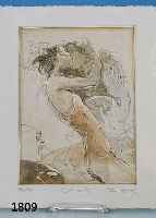 GÖrg, JÜrgen, Sehnsucht, Farbaquatinta- radierung von 2001, handsigniert, betitelt, num. 143/150, ca. 23.5 x 17.5 cm, im Buchband Lichtbilder
