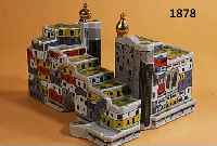 DAS HAUS DES HUNDERTWASSER, PORZELLAN, NUM. 164/2000, VIENNA COLLECTION, IM ORIG. KARTON
