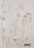 GROSZ, GEORGES, 9 LITHOGRAPHIEN AUS ECCE HOMO, MALIK VERLAG BERLIN 1923, BLATTGR. JE CA. 34 X 24 CM
