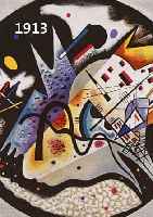 KANDINSKY, WASSILY, VIER FARBLITHOGRAPHIEN AUS: DER BLAUE REITER, MAEGHT PARIS 1962, DLM NR. 133-134 VON 1962, BLATTGR. JE CA., 38 X 28 CM