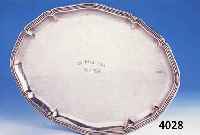 TABLETT, 800ER SILBER, DEUTSCH 30ER JAHRE, WENNEWEBER MÜNCHEN, CA. 580 G, CA. 34 X 26 CM, INSCHRIFT: 26 MAI 1923 MERX