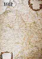 KUPFERSTICHKARTE, H. JAILLOT, 1686, DER VERLAUF DES RHEINES VON DER QUELLE BIS ZUR MÜNDUNG, KOLORIERT, MIT PRACHTVOLLER FIGURALER KARTUSCHE, ...