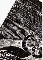 GRIESHABER, HAP, 1909-1981, DER RHEIN, DREI HOLZSCHNITTE VON 1965, CA. 38 X 45 UND 38 X 26 CM, PP